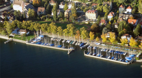 Luftansicht Hafen